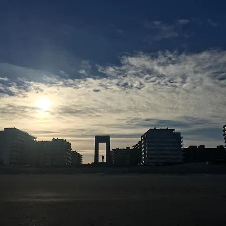 شقة De Witte Berg Met Zonnig Zeezicht & Uniek Terras! دي بان